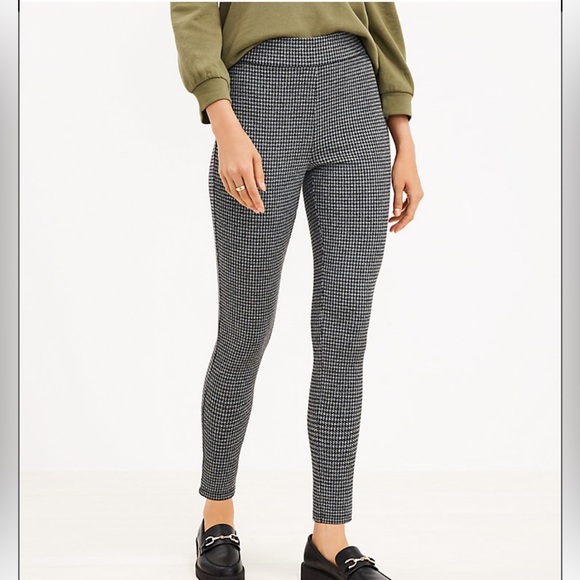 Loft Houndstooth Leggings - Picture 1 of 4